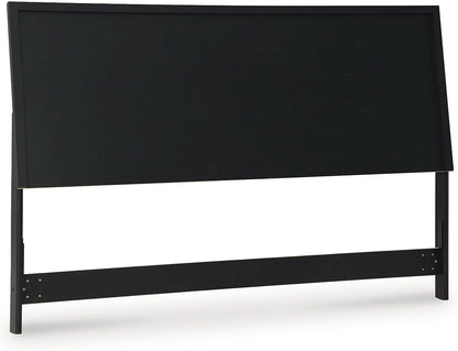 Modern Black Queen Panel Headboard for Stylish Bedrooms