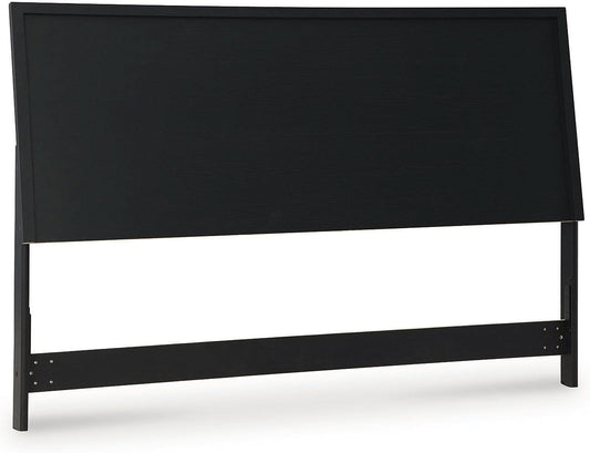 Modern Black Queen Panel Headboard for Stylish Bedrooms