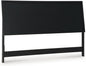 Modern Black Queen Panel Headboard for Stylish Bedrooms