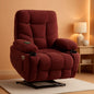 Power Lift Recliner Chair With Extended Footrest Burgundy