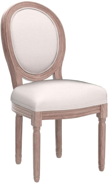 French Country Dining Chairs Set Of 4 With Carved Solid Wood Frames