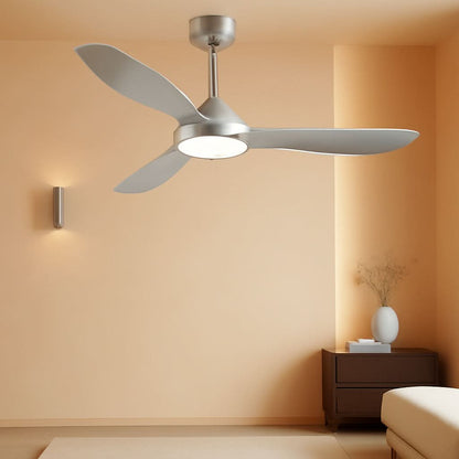 52 Inch Quiet DC Motor Ceiling Fan With LED Lights Remote Control
