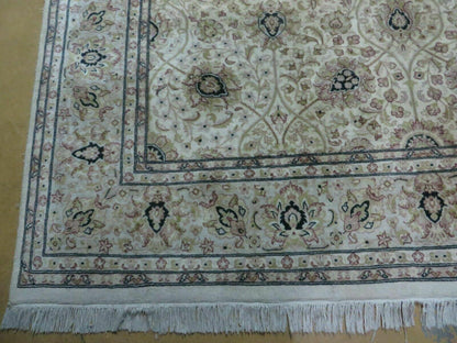6' X 9' Vintage Fine Handmade Pakistan Oriental Floral Wool Rug Carpet Nice