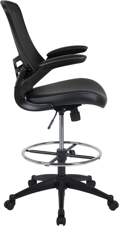 Kelista Mid Back Swivel Ergonomic Office Chair Black