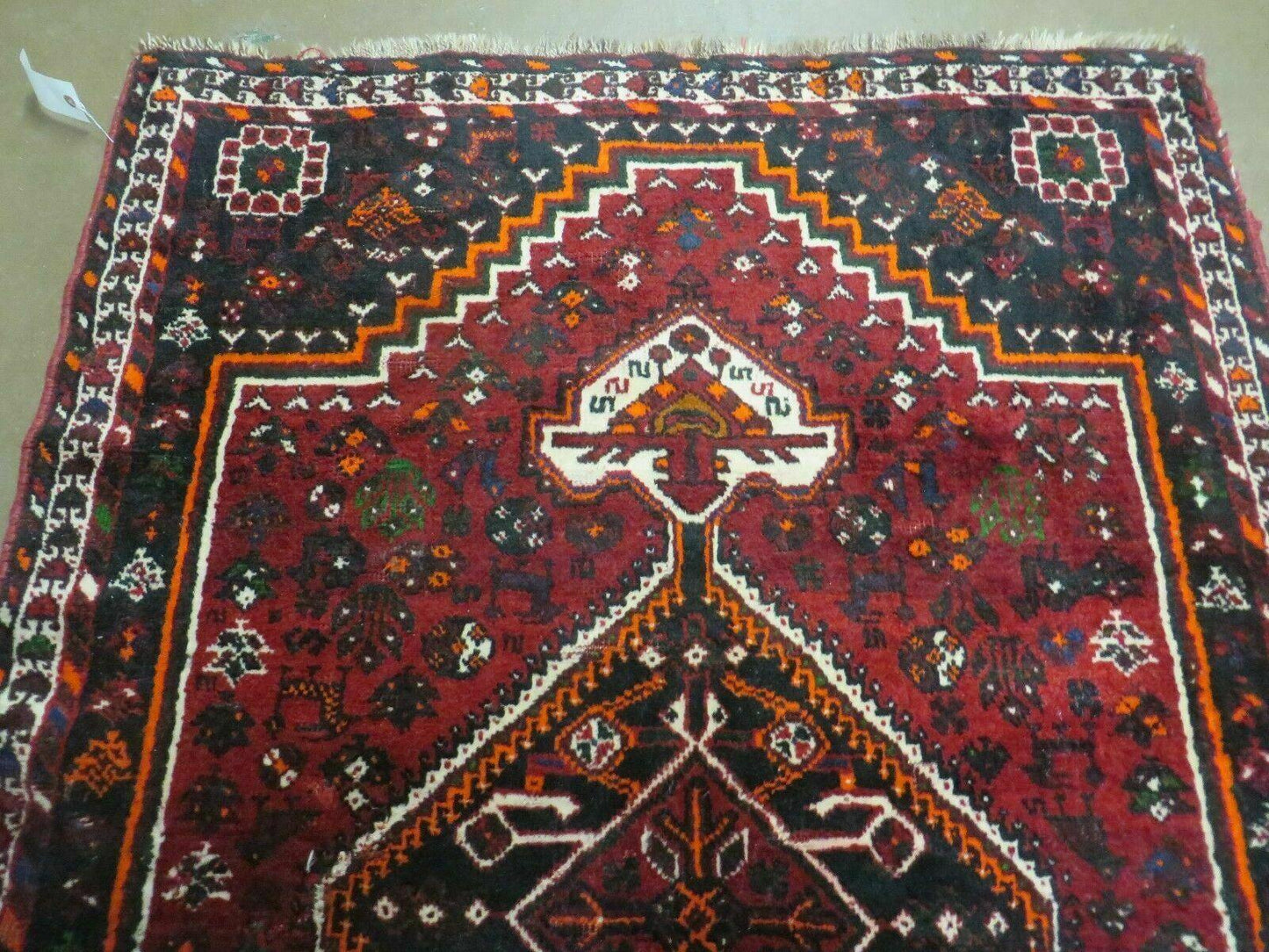 4' X 6' Antique Handmade Turkish Wool Veg Dyes Rug Organic Red Nice M10