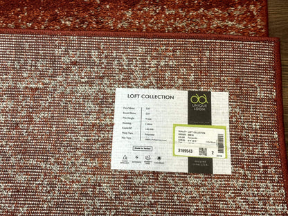 Terracotta Area Rug 4x6