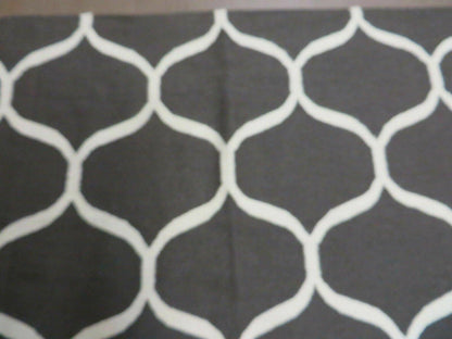 5' X 8' Modern Contemporary Hand Made Flat Weave Wool Rug Veg Dyes Nice
