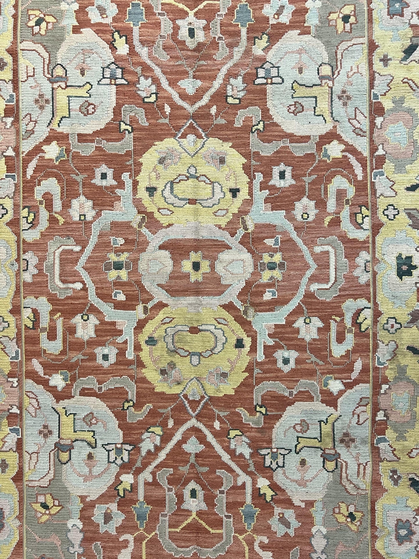 Turkish Flatweave Kilim Rug 4x6, Geometric Wool Handmade Carpet, Vintage