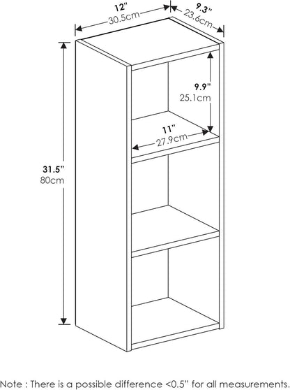 Pasir Open Shelf Bookcase Blackwood No Tool Assembly