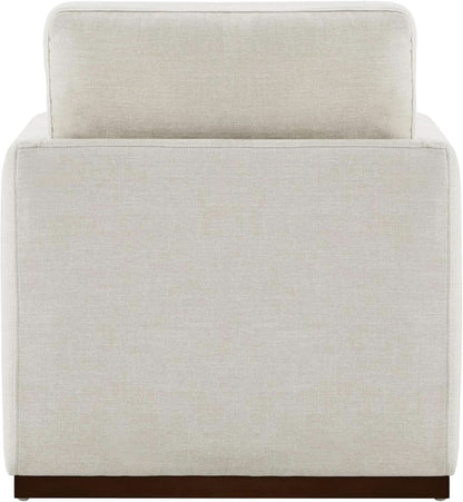 Swivel Linen Accent Armchair Mid Century Modern 360 Swivel