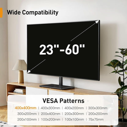 Tabletop TV Stand 23 to 60 Inches Height Adjustable