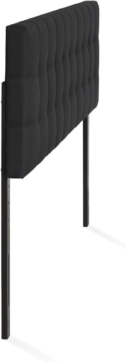 Stylish Black King Headboard for Cozy Bedroom Space