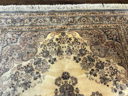 Belgium Power Loomed Wool Rug 6.9 x 9.6, Vintage Oriental Carpet