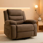 Brown Recliner Chair With 360 Swivel For Home Comfort
