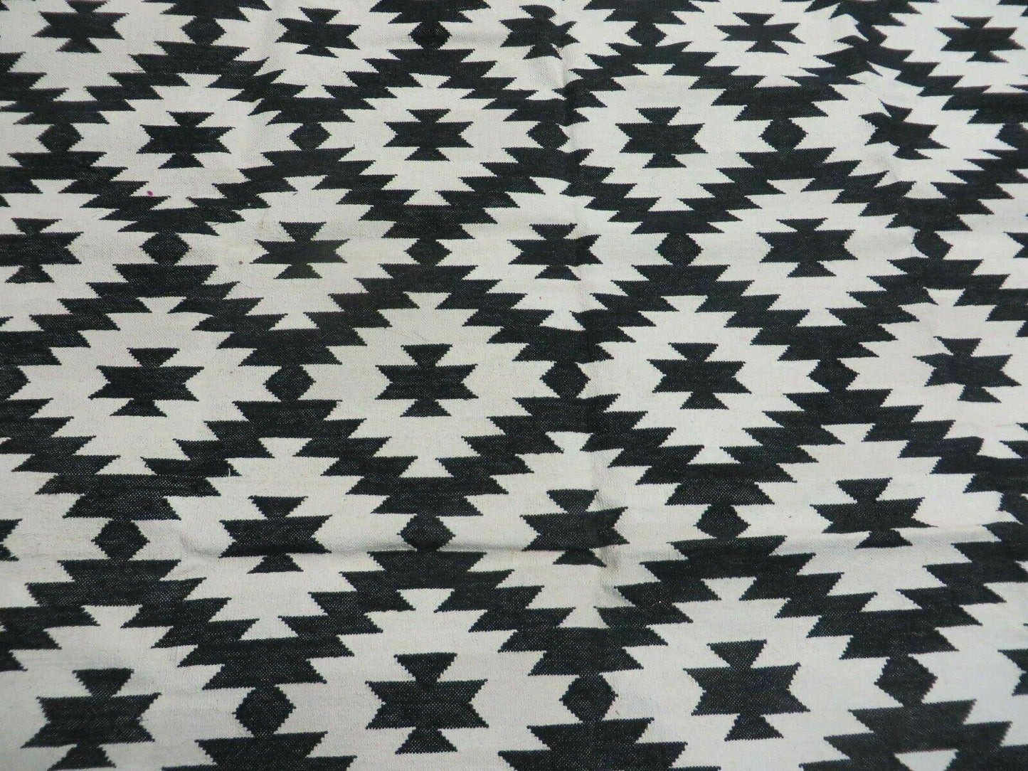 4' X 6' Hand Woven Wool Rug Contemporary Kilim Dhurrie Modern Oriental Area Rug