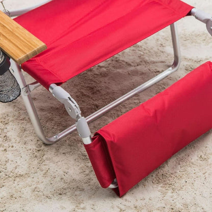 Deluxe Lightweight Reclining Lounge Chair with Footrest