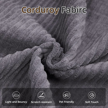 Corduroy Four In One Transformational Sleeper Sofabed