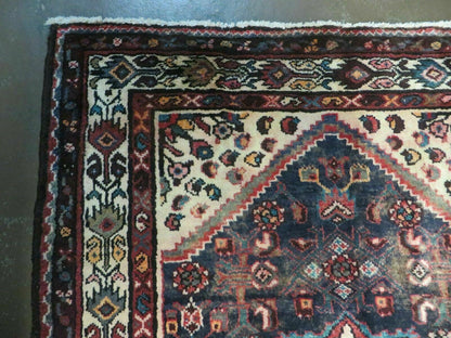 3' 6" X 10' 3" Antique Handmade Turkish Wool Runner Rug