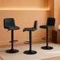 Teal Bar Stools Set Of 3 Adjustable Height 24 To 32 Inches