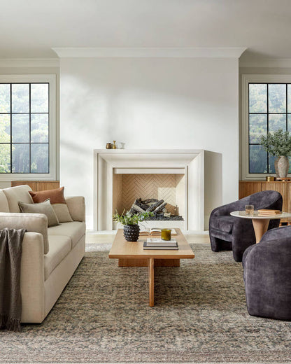 Mila Rose Beige/Brown End Table - Galey Alix x Livabliss