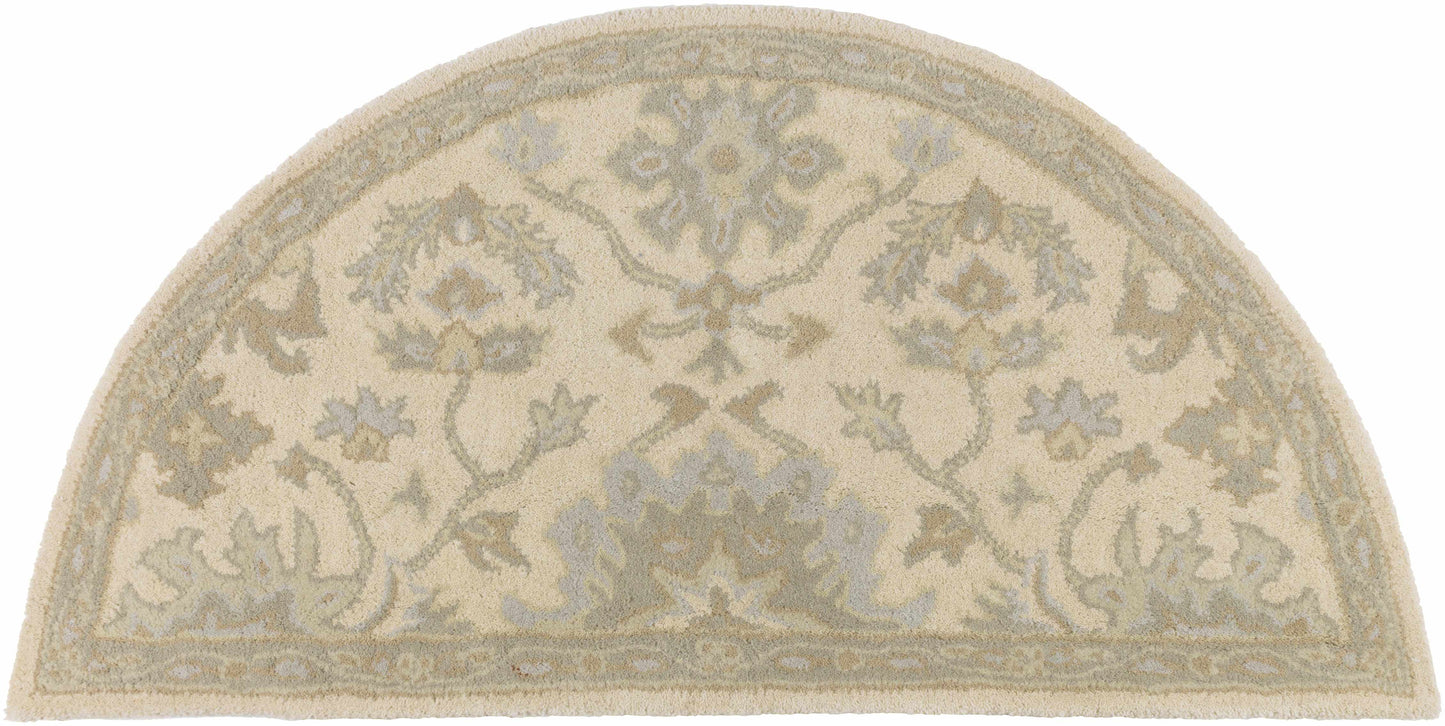 Hazen 1197 Hand Tufted Light Beige Wool Rug