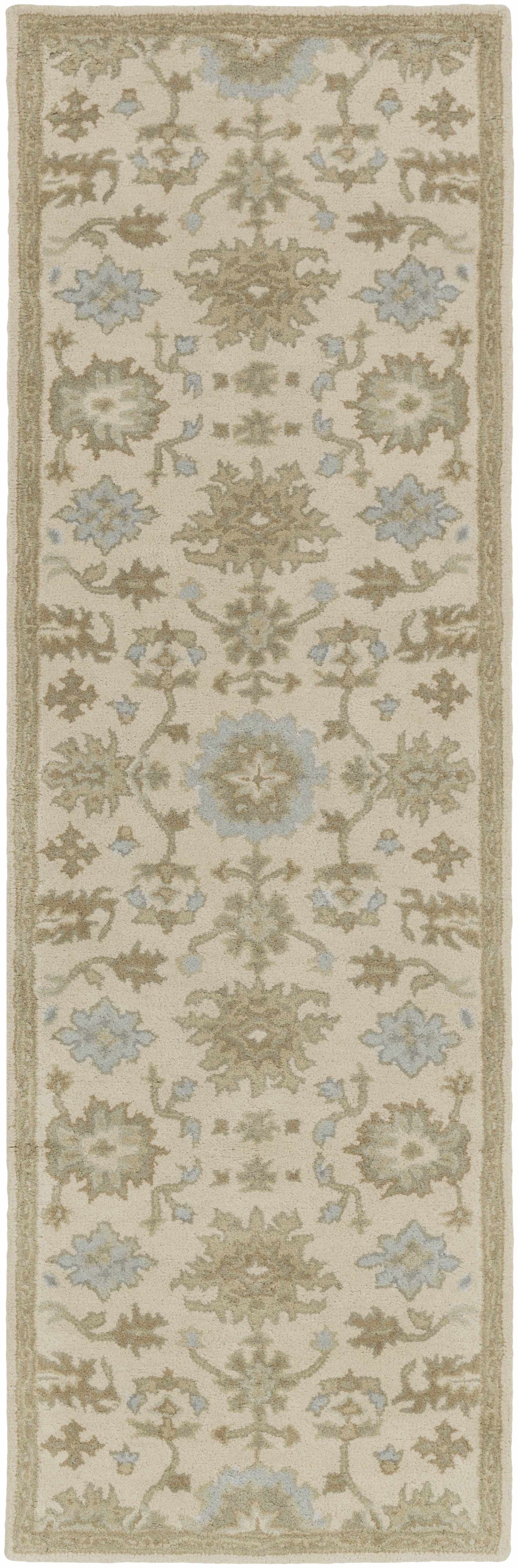 Hazen 1197 Hand Tufted Light Beige Wool Rug