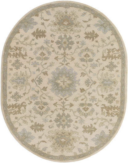 Hazen 1197 Hand Tufted Light Beige Wool Rug