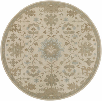 Hazen 1197 Hand Tufted Light Beige Wool Rug