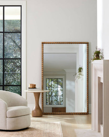 Mila Rose Beige/Brown End Table - Galey Alix x Livabliss