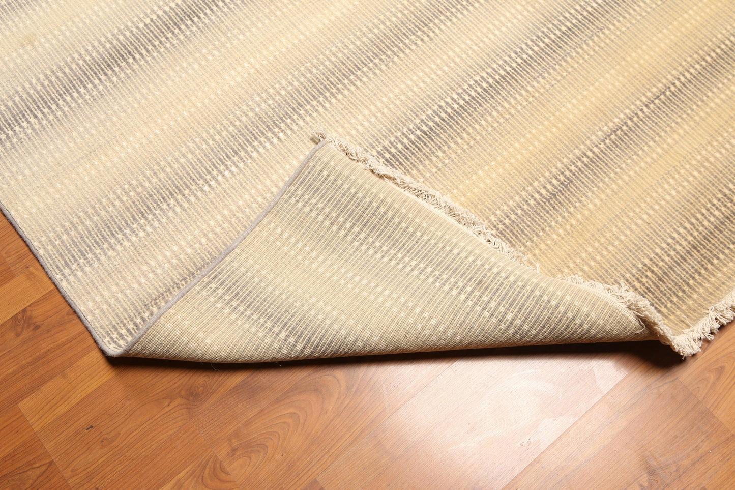 8'2" x 12' Hand Knotted Chic Design Wool Silk Full Pile Oriental Area Rug Beige