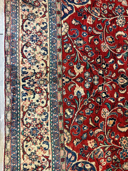 Handmade One-of-a-Kind Persian Mahal Rug - 10’ x 12’10”