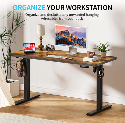 Height Adjustable Electric Standing Desk for Home Office