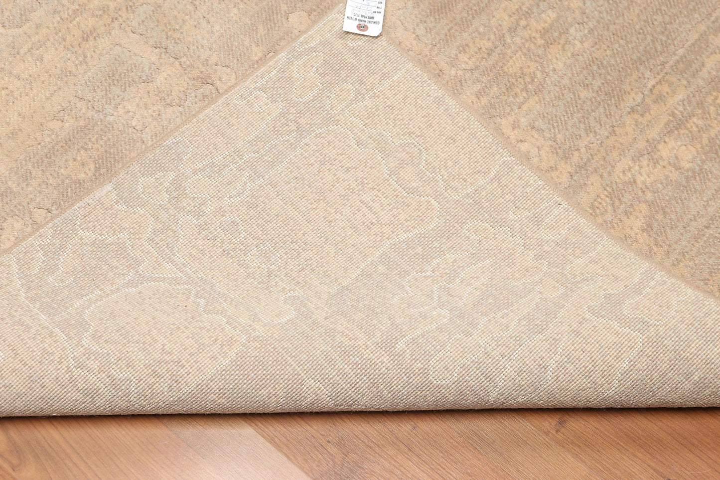 5' x 7' Handmade Modern 100% Wool Area rug Tan