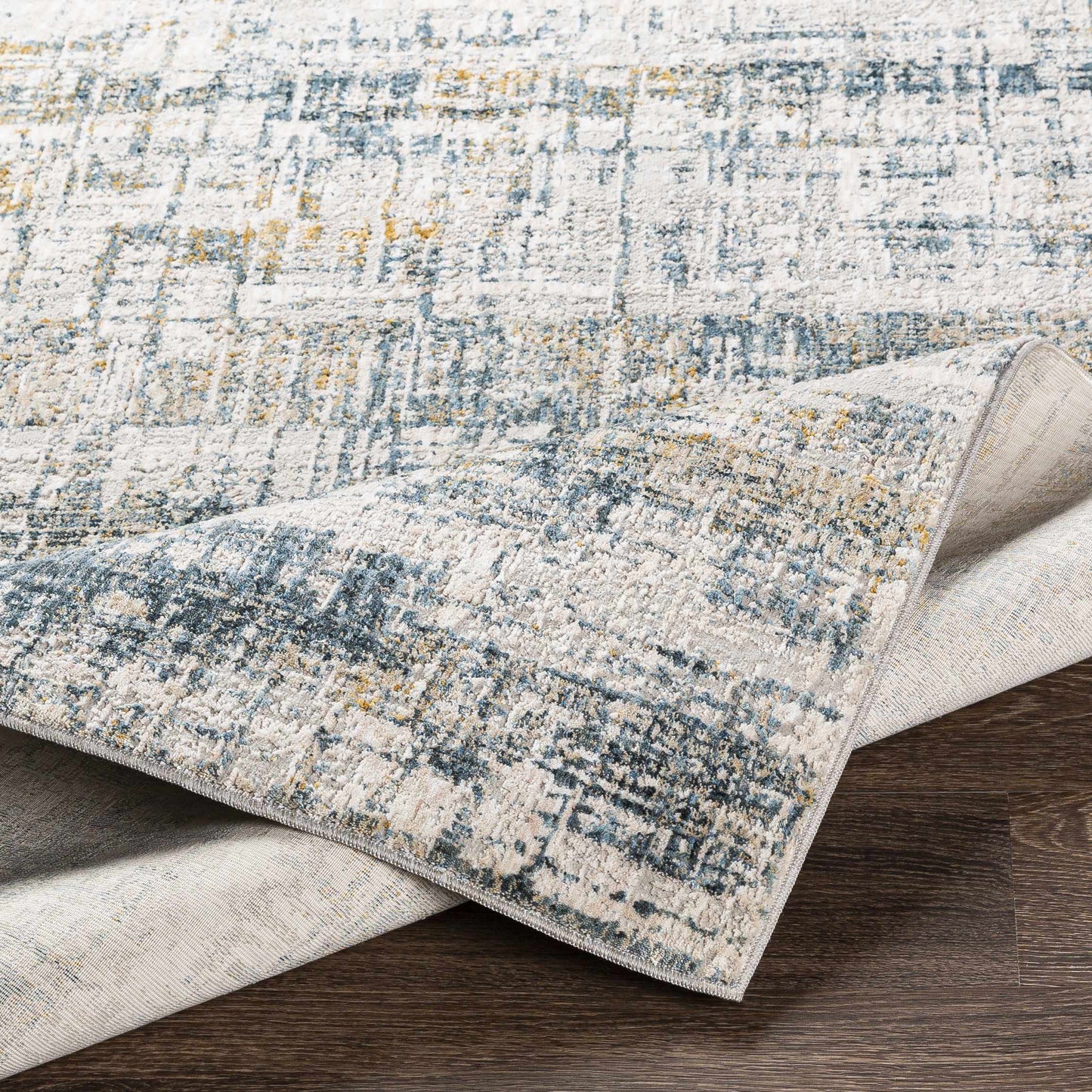 Hughesdale Distorted Lines Luxe Area Rug