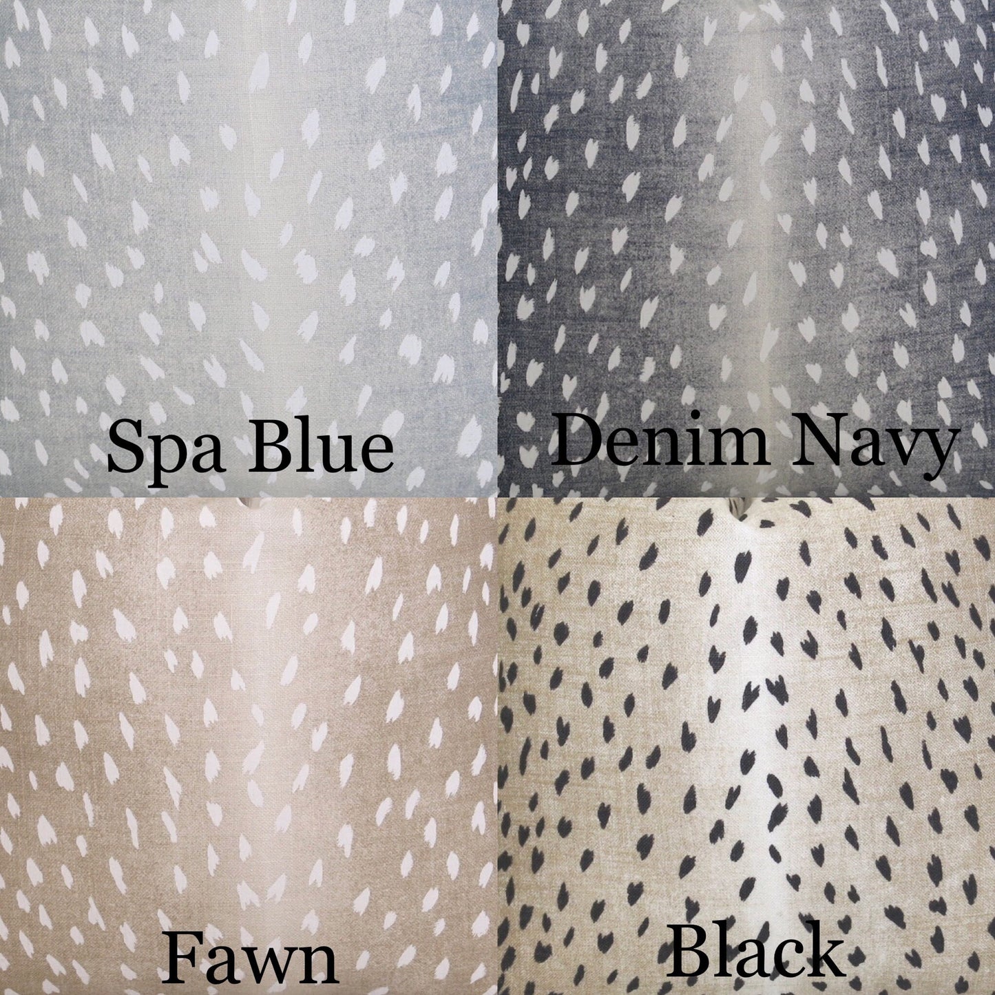 Antelope Pillow Cover - Denim Navy