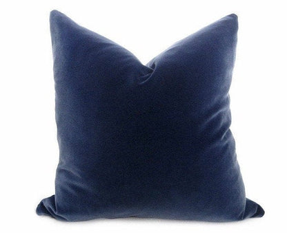 PLUSH Velvet Pillow Cover - Denim Navy