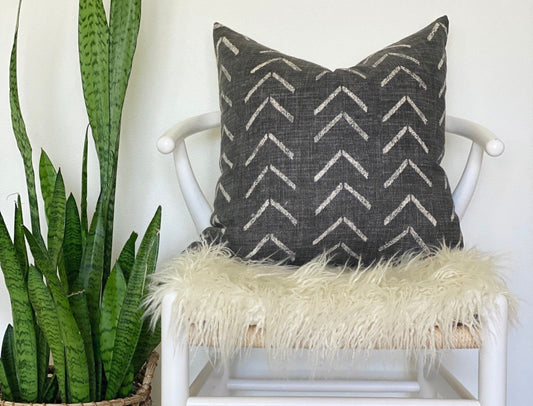 Arrow Mudcloth Pillow Cover