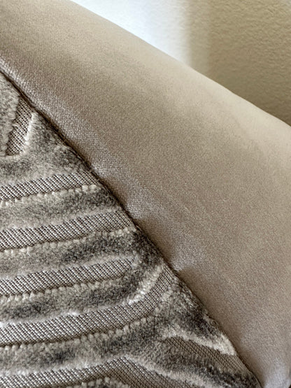 Sun Dial Pillow Cover - Silver