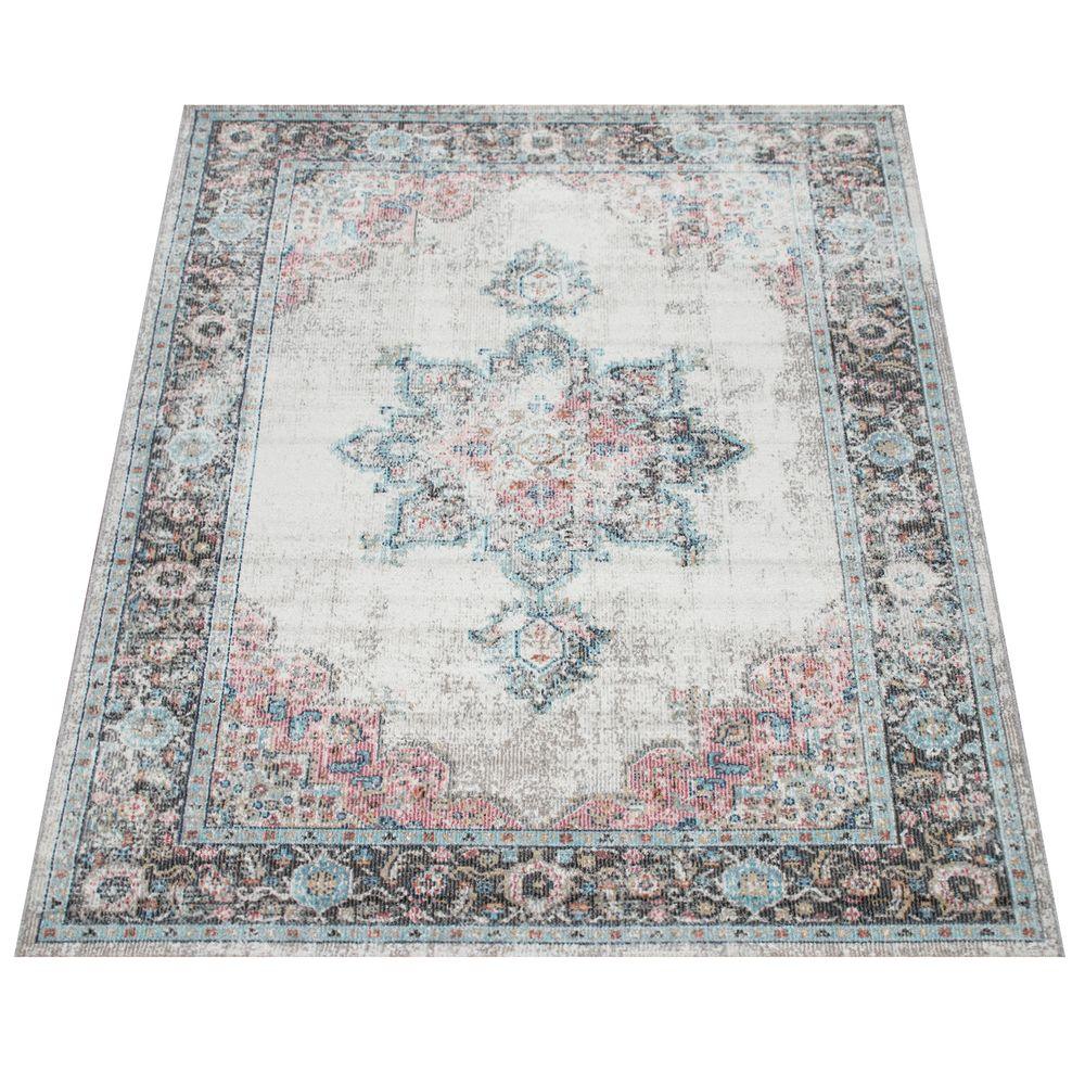 Indoor & Outdoor Rug for Patio, Oriental Pattern In Beige