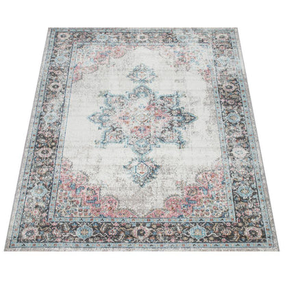 Indoor & Outdoor Rug for Patio, Oriental Pattern In Beige