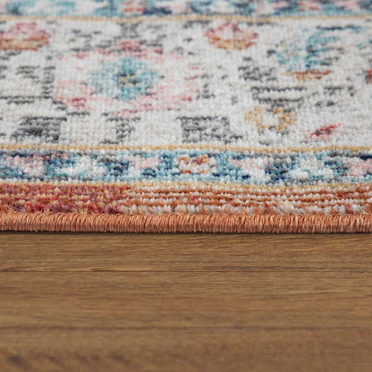 Indoor & Outdoor Rug For Patio, Oriental Pattern In Red