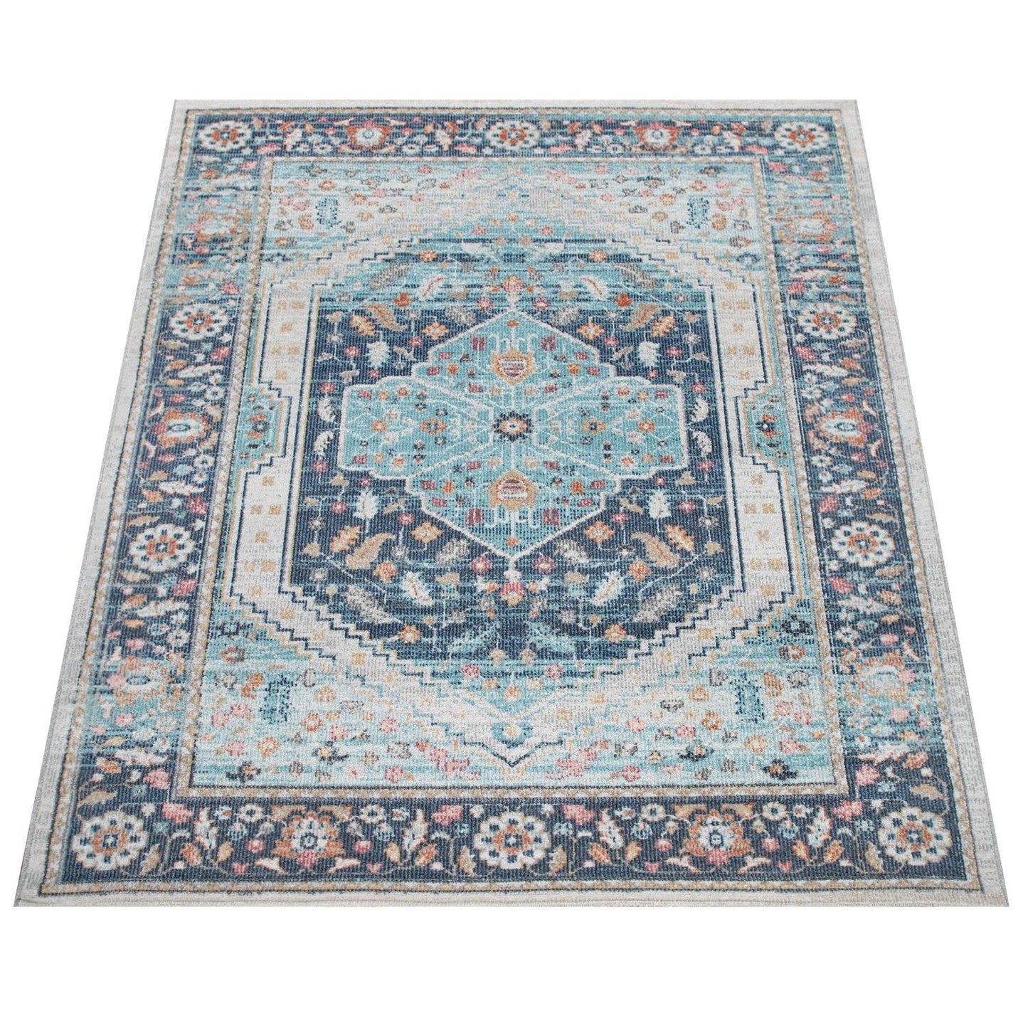Indoor & Outdoor Rug Torres Oriental Design - Blue Multi