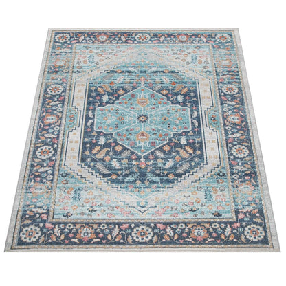 Indoor & Outdoor Rug Torres Oriental Design - Blue Multi