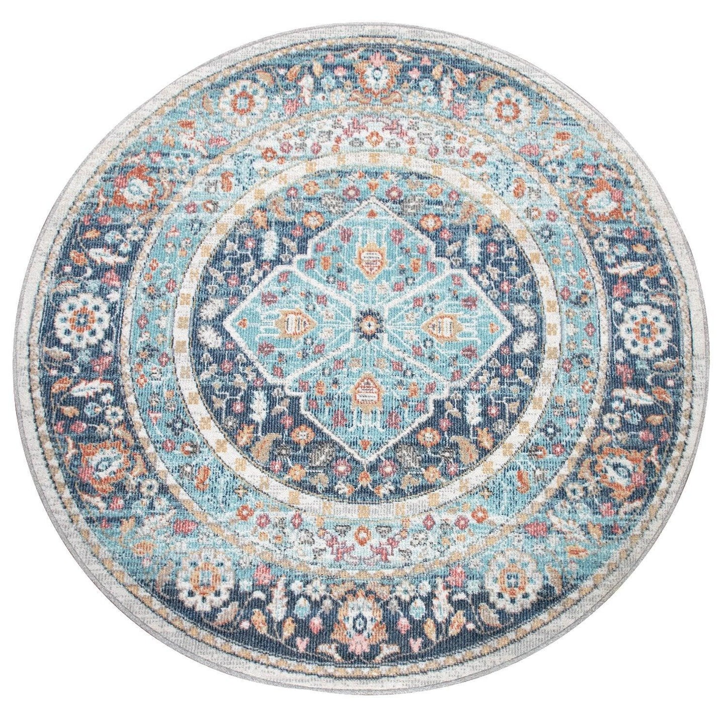 Indoor & Outdoor Rug Torres Oriental Design - Blue Multi