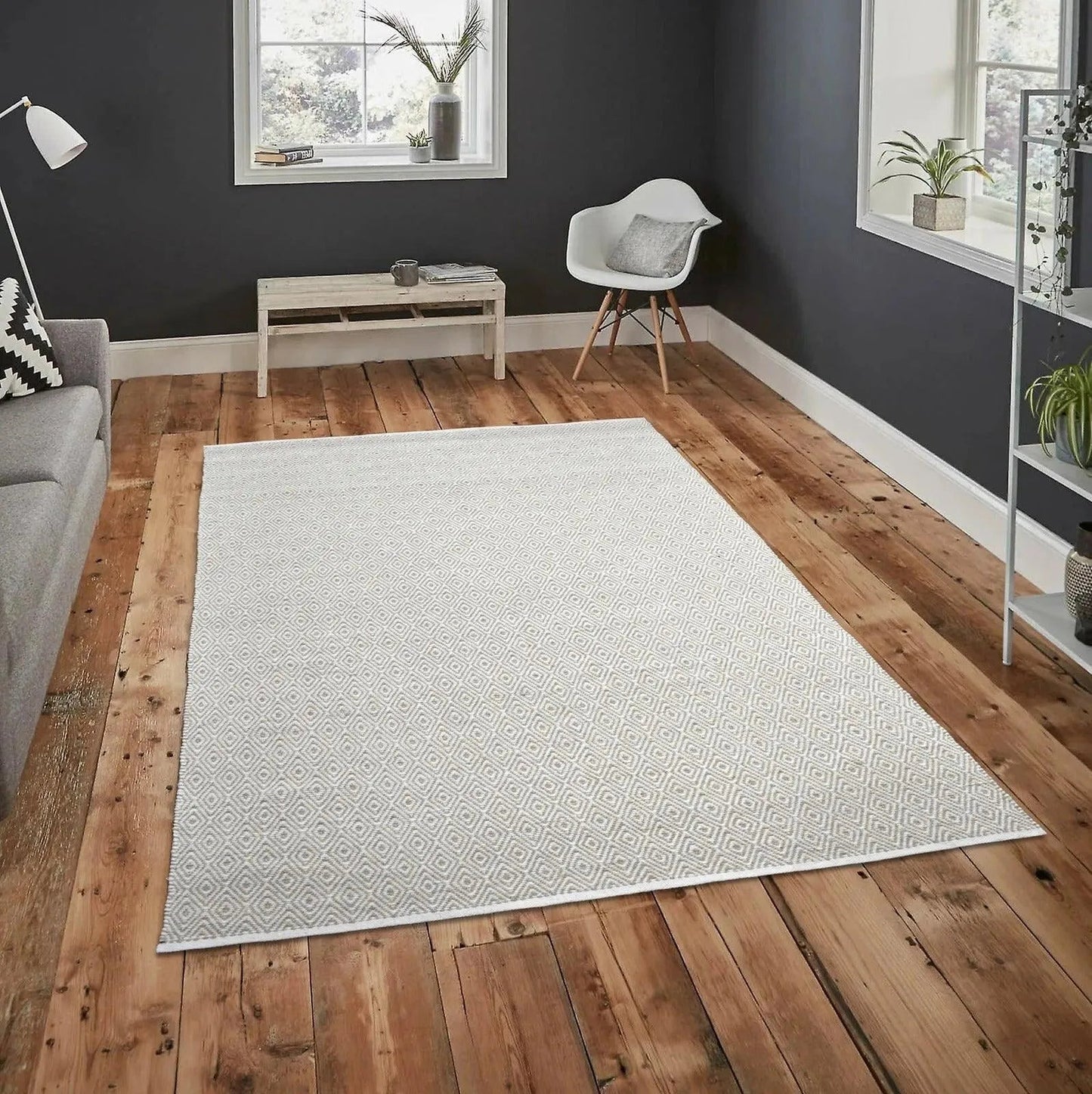 Multi Sizes Ivory, Taupe Hand Woven Traditional 100% Wool Oriental Area Rug