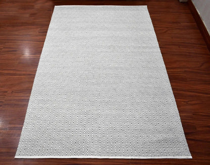 Multi Sizes Ivory, Taupe Hand Woven Traditional 100% Wool Oriental Area Rug