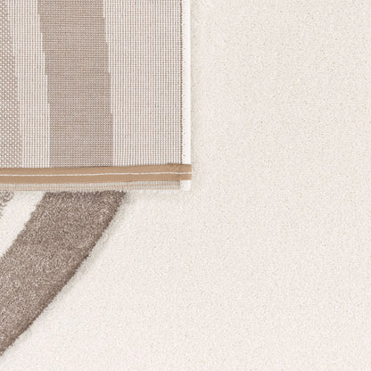 Kids Rug Cosmo with Rainbow & Hearts in Cream