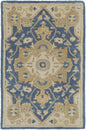 Broomfield 1145 Hand Tufted Blue Wool Rug