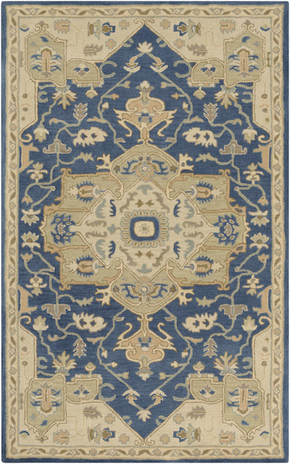 Broomfield 1145 Hand Tufted Blue Wool Rug