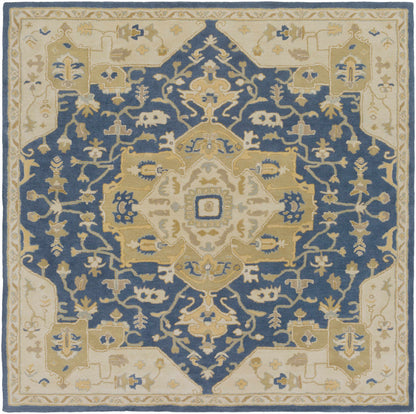 Broomfield 1145 Hand Tufted Blue Wool Rug